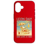 National Leon Day June 25 Noel Christmas Case for iPhone 16