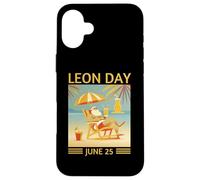 National Leon Day June 25 Noel Christmas Case for iPhone 16 Plus