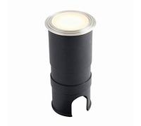 National Lighting BODENN Marine Grade Stainless Steel Outdoor Pathway Weatherproof Ground Light Warm White LED Buried Uplighter IP67 Rated - Ideal for Coastal Areas