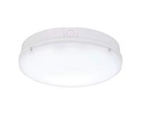National Lighting CALO Emergency Outdoor Weatherproof Vandal Resistant IK08 Colour Changing Technology LED Bulkhead Ceiling Wall Light IP65 Rated