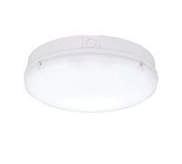 National Lighting CALO Microwave Sensor Outdoor Weatherproof Vandal Resistant IK08 Colour Changing Technology LED Bulkhead Ceiling Wall Light IP65 Rated