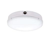 National Lighting CALO Photocell Outdoor Weatherproof Vandal Resistant IK08 Colour Changing Technology LED Bulkhead Ceiling Wall Light IP65 Rated