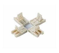 National Lighting Four Way Connector Accessory for The TROCKEN LED Tape IP20 Rated, Mixed