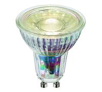 National Lighting GU10 LED Bulbs, Cool White 4000K, 50W Halogen Lamp Equivalent, 5.5W 470 Lumens, 38 Degree Beam Angle, Long-Life 25,000 Hours - Pack of 1