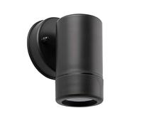 National Lighting Icarus Outdoor Lights - Mains Powered Dimmable Outdoor Wall Lights - GU10 LED Spotlight Black Outdoor Wall Downlights - IP44 Weatherproof Wall Lights