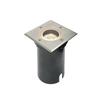 National Lighting IP65 Stainless Steel GU10 Square Outdoor Decking Walk Over Ground Buried Uplighter