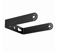 National Lighting LED High Bay Commercial Suspended Lighting-Wall Bracket Accessory for The 100W ALTUM, Matt Black Paint