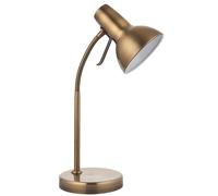 National Lighting Table Lamp - Bedside Lamp with USB Port - Gooseneck Desk Light - LED Reading Light for Bedroom, Living Room, Dining Room and Kitchen - 7W GU10
