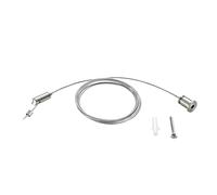 National Lighting Track Lighting Suspension Kit, Stainless Steel Construction, 200mm to 3000mm Adjustable Height