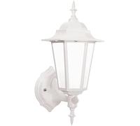 National Lighting Traditional Style PIR Lantern PIR Outside Lights - Outdoor Security Lights - White Motion Sensor Presence Detector - IP44 Rated Outside Lamp with Integrated 7W SMD 5630 LED