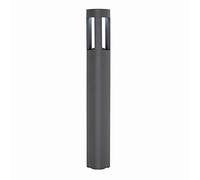 National Lighting Tribeca Modern Dark Grey Finish IP54 Rated Outdoor Garden Driveway LED Weatherproof Post Bollard Light 800mm