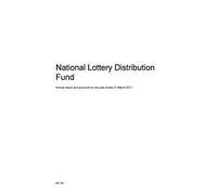 National Lottery Distribution Fund: annual report and accounts for the year ending 31 March 2017: 2017-19 93 (House of Commons Papers)