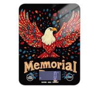 National Memorial Red Bird weight loss food weight scale 11lb/0.18oz, 5kg/5g scale for grams with 4 unit for Baking Keto Soap Making (Batteries not Included)