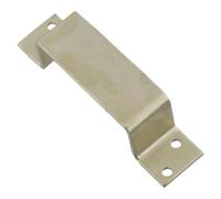 National Mfg. N235291 Closed Bar Holder for Use with 2x4 for Doors Zinc Pack of 2