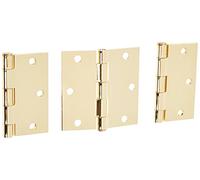 NATIONAL MFGSPECTRUM BRANDS HHI N830-320 Brass Door Hinge, 3.5-Inch, 3-Pack