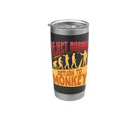 National Monkey Day Reject Normal Return to Monkey Stainless Steel Insulated Tumbler