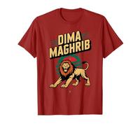 National Morocco Cheer Country Flag Spirit Game Day Root T-Shirt