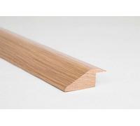 National Mouldings 20mm Solid Oak Flooring Ramp Reducer Threshold Door Bar - Unfinished/raw - 0.9M Long