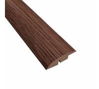 National Mouldings Brown Oak Reducer Laminate Wood Flooring Mdf Ramp Edge Threshold Trim 0.9M Length Door Bar Strip Adjustable 7mm - 12mm