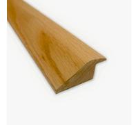 National Mouldings Solid Oak Ramp Reducer Flooring Threshold Or Door Bar - Lacquered/finished - 12mm Ramp - 0.9M Length