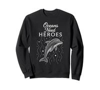 National Ocean Month Ocean Needs Heroes Summer Vibes Sweatshirt