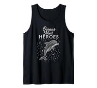 National Ocean Month Ocean Needs Heroes Summer Vibes Tank Top