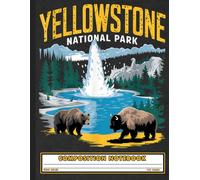 National Park Adventure Notebook: Vintage Grizzly Bear and Forest Journal for Campers, Students, Teachers, and Travel Lovers