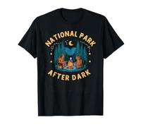 National Park After Dark Funny Bigfoot Alien Camping T-Shirt