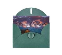 National Park Dark Green prints Greeting Cards 6x4-inch with Envelope | Perfect for writing greetings and thank-you notes