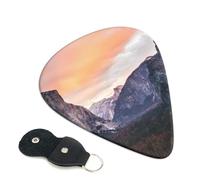 National Park Guitar Picks 6-Pack - Pick Set (0.46mm / 0.71mm / 0.96mm) Suitable For Guitar And Ukulele Playing