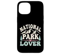 National Park Lover Wilderness Wanderer Camping Vintage Case for iPhone 15