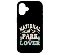 National Park Lover Wilderness Wanderer Camping Vintage Case for iPhone 16