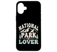 National Park Lover Wilderness Wanderer Camping Vintage Case for iPhone 16 Plus