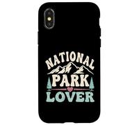 National Park Lover Wilderness Wanderer Camping Vintage Case for iPhone X/XS