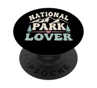 National Park Lover Wilderness Wanderer Camping Vintage PopSockets Adhesive PopGrip