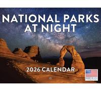 National Park Night Calendar 2026 Monthly Wall Calender 12 Month | American Made In The USA
