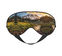 National Park Print Eye Mask,Silk-Like Sleep Mask,Night Sleeping Mask for Men Women,for Sleep Relaxation