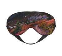 National Park Print Sleep Mask Silk-Like Eye Mask Sleeping Eye Mask for Women Men for Travel Sleep Relaxation