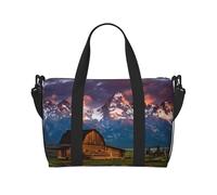 National Park Printed Travel Bag Large Gym Tote, Weekend & Business Trip Crossbody Shoulder Bag, Lightweight