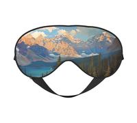 National Park Printing Sleep Mask for Women Men Double-Sided Print Soft Silk Eye Masks Eye Sleep Shade Cover