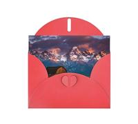National Park Red prints Greeting Cards 6x4-inch with Envelope | Perfect for writing greetings and thank-you notes