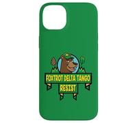 National Park Resist Bear Foxtrot Delta Tango Cartoon Style Case for iPhone 14 Plus