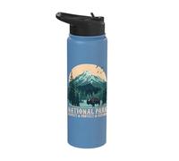 National Park Respect Protect Explore Wilderness Stainless Steel Insulated Water Bottle