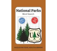 National Park Word Search: National Park Themed Word Searches about National Parks, Wildlife, Hiking and More | 6x9 inches | 110 pages | 50+ puzzles..