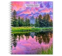 National Parks | 2026 6 x 7.75 Inch Spiral-Bound Wire-O Weekly Engagement Planner Calendar | New Full-Color Image Every Week | BrownTrout | Scenic Yosemite Yellowstone