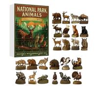 National Parks Advent Calendars 2026 24-Days Christmas Animal Ornament