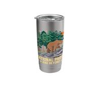 National Parks and Beyond Bear Forest Stainless Steel Insulated Tumbler