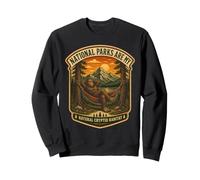 National Parks Are My Natural Cryptid Habitat Bigfoot Badge Sweatshirt