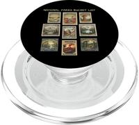 National Parks Bucket List USA Vintage Stamps Hiking Camping PopSockets PopGrip for MagSafe