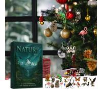 National Parks Christmas Advent-calendars 2025,24 Days Christmas Countdown Calendar With 24 Legendarys-Landscapes And Wildlife,2D Flat Acrylic Ornament For Men Women Boys Girls Teens Wife Husband Son